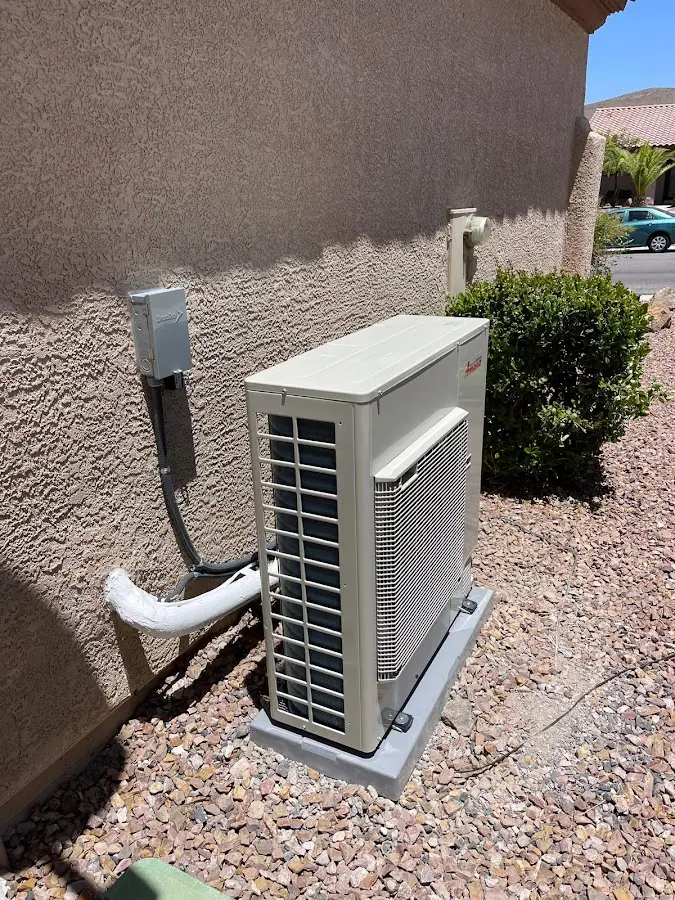 Residential air conditioning condenser unit in Macedonia